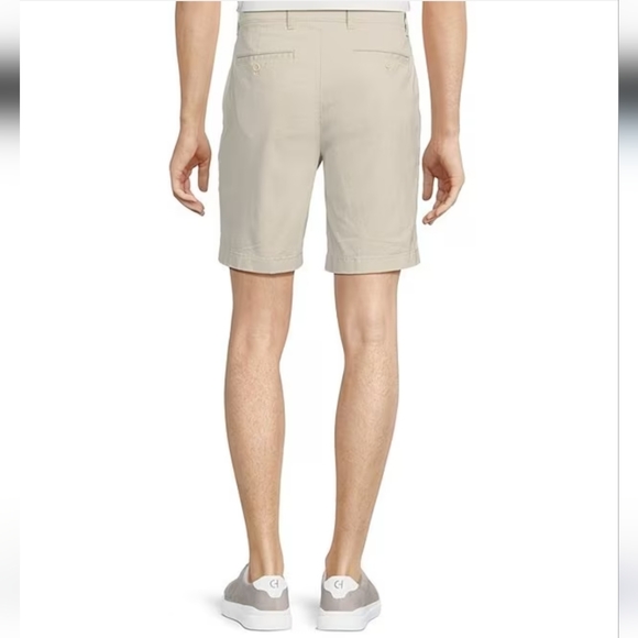 NWT Men's Roundtree & Yorke Casuals 7" Straight Fit Flat Front Shorts - Picture 5 of 7